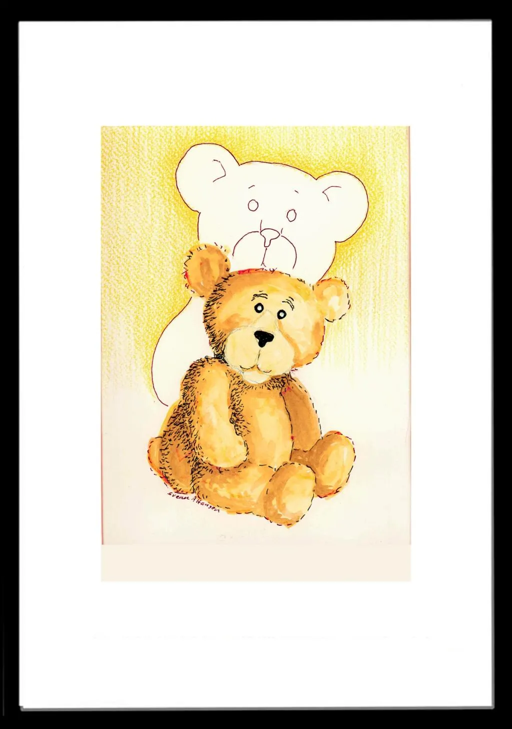 en litt forvirret lekebamse