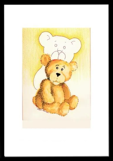 en litt forvirret lekebamse